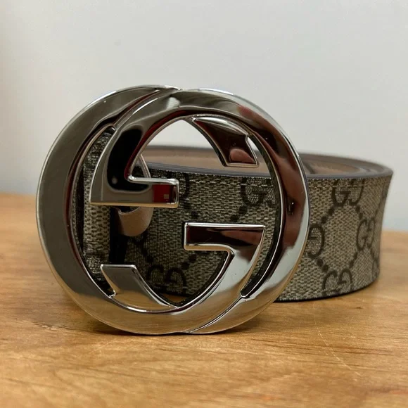 Authentic Men’s Gucci leather belt